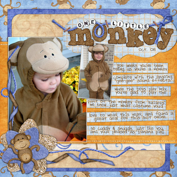 1 little monkey