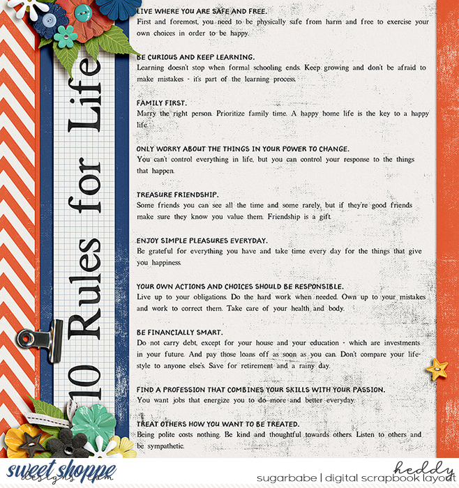 10 Rules for Life