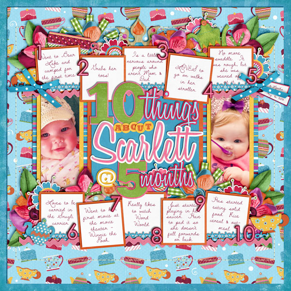 10 Things ABout Scarlett @ 5 Months