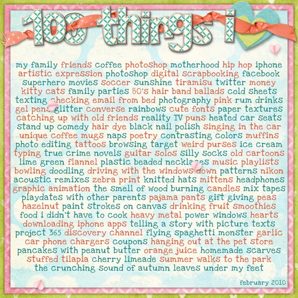 100 Things I Heart