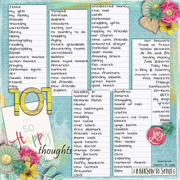 101 Happy Thoughts