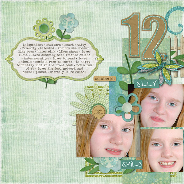 12 going on twenty (left page)