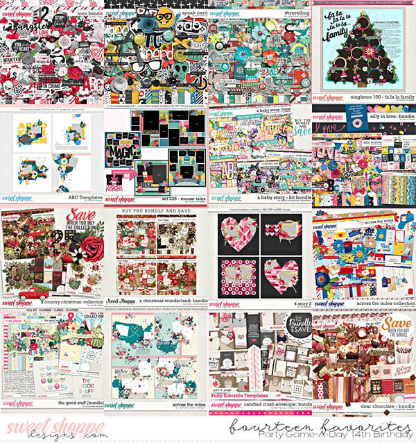 14 Favorites - 22 February Challenge