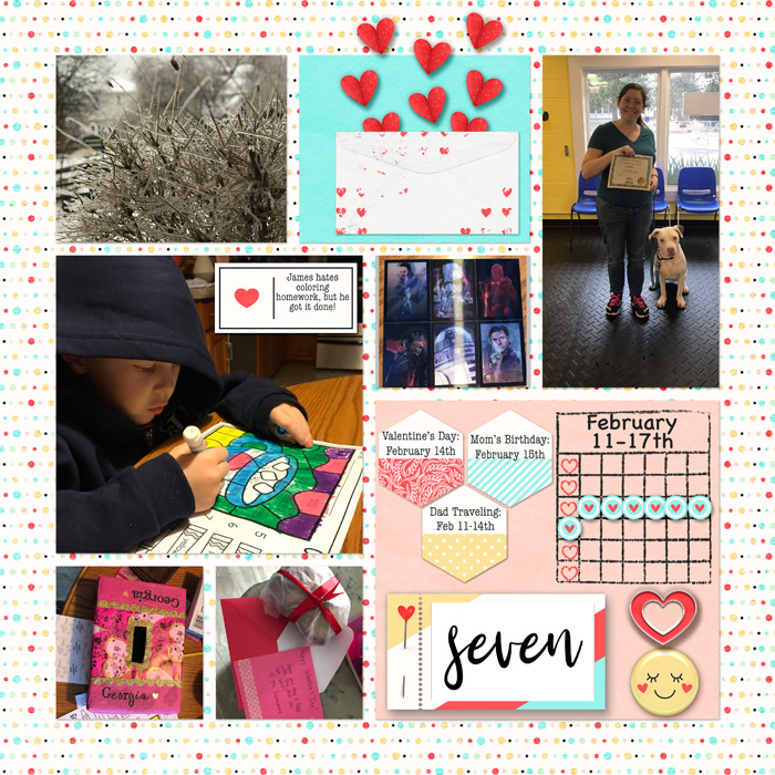 #17 - scrap stash - Project Life Week 7