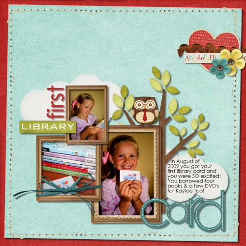 1st Library Card