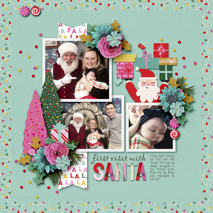 1st Visit With Santa