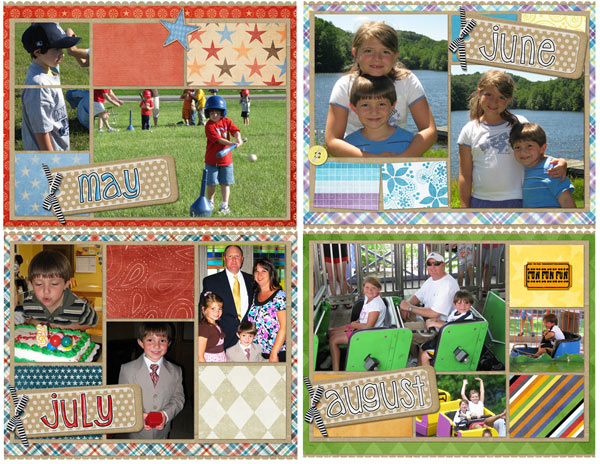 2010 Calendar - May-August
