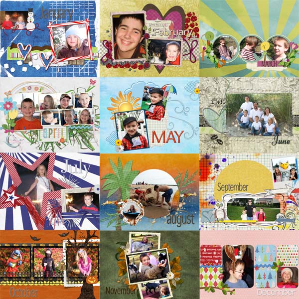 2010 calendar toppers