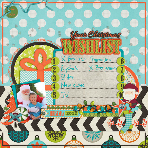 2012 Wishlist