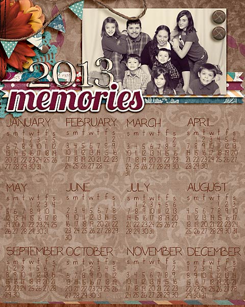 2013 Calendar 1