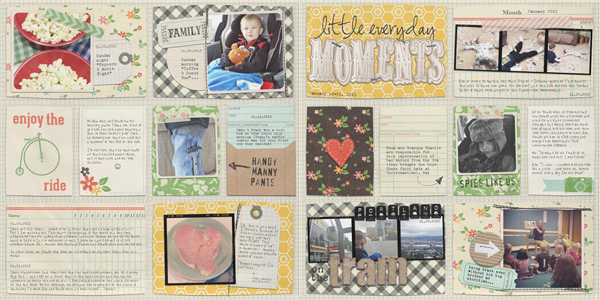 2013 Project Life January 16-31 Full Spread