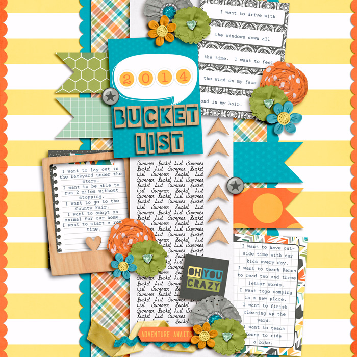 2014 Bucket List