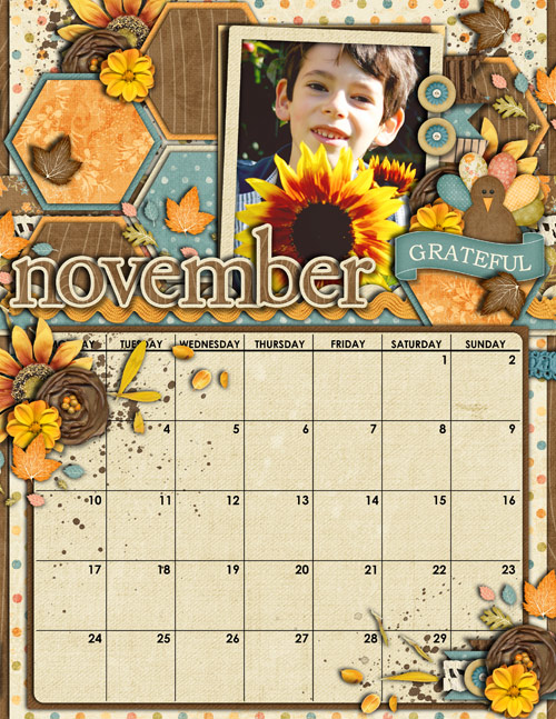 2014 Calendar November