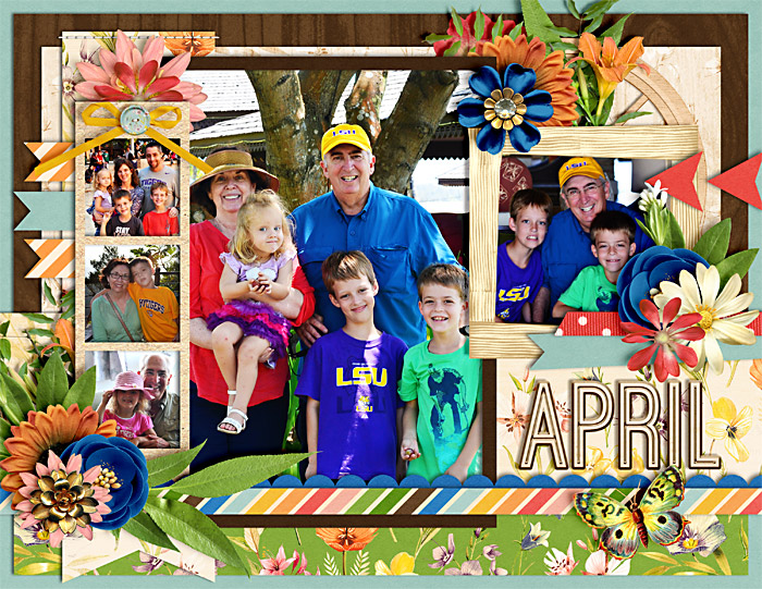 2016 April Calendar