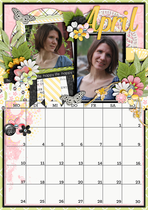 2017 Calendar - April