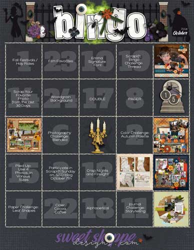 2018 October Challenge Bingo