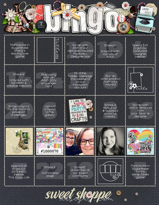 2019 insd bingo - BINGO