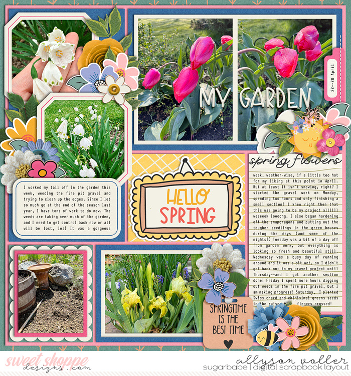 2024 17 week garden notes left