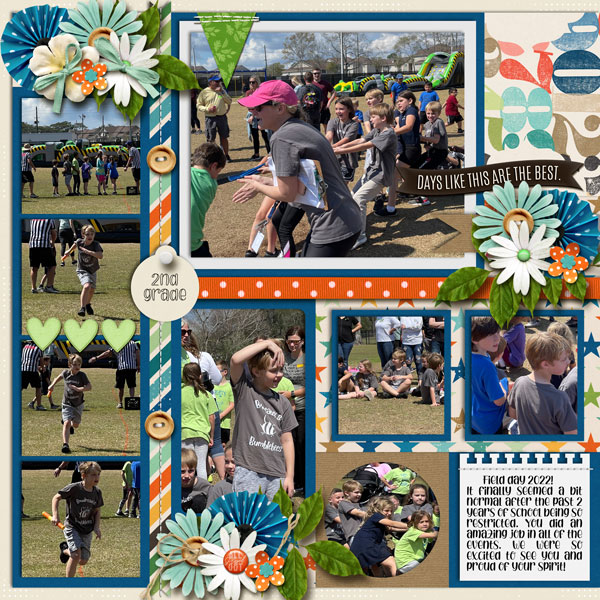 2nd grade field day left page