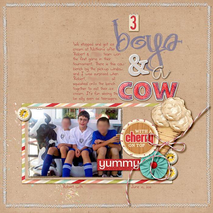 3 Boys & a Cow