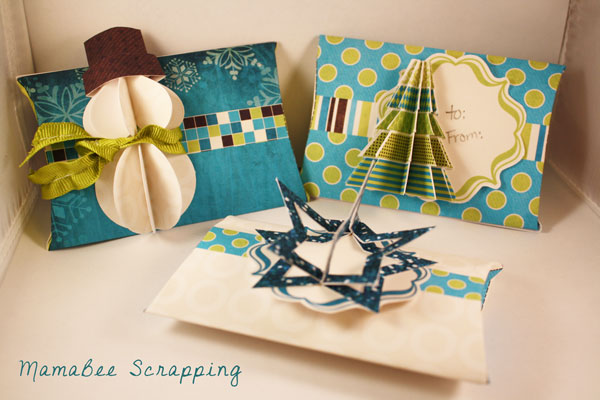 3-D gift card holders