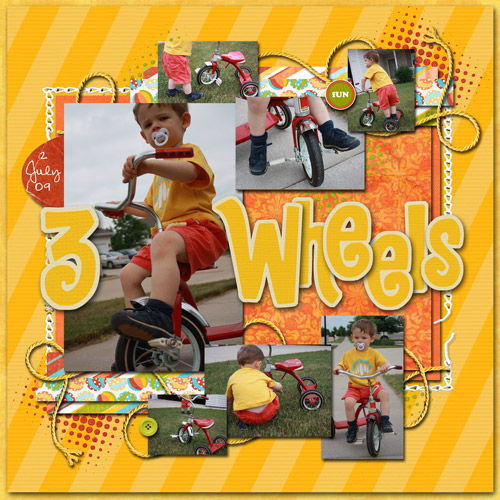 3 wheels