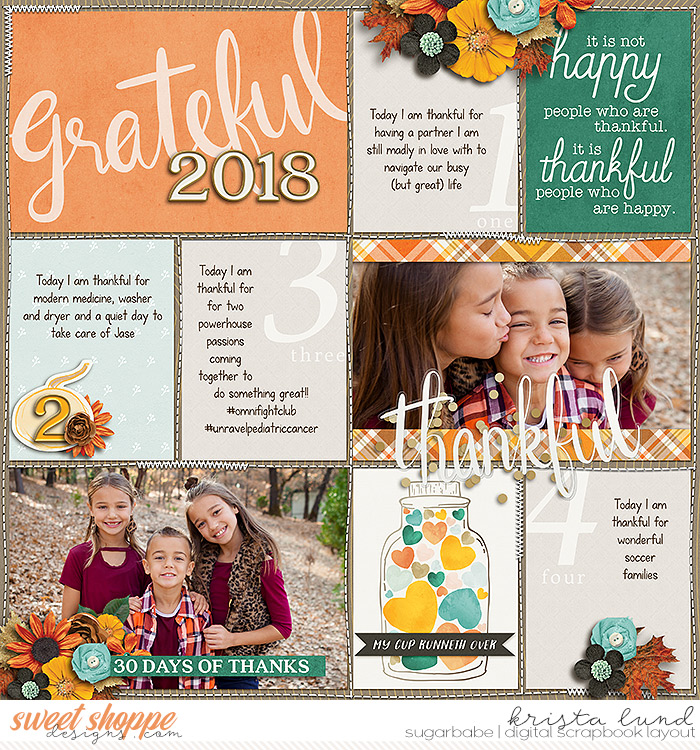 30 Days of Gratitude- Page 1