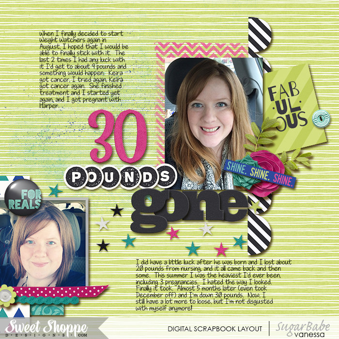 30 pounds gone