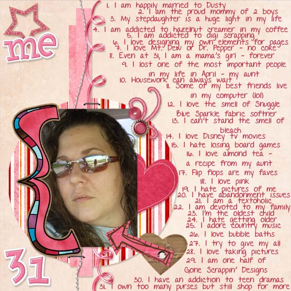 31 Things About Me
