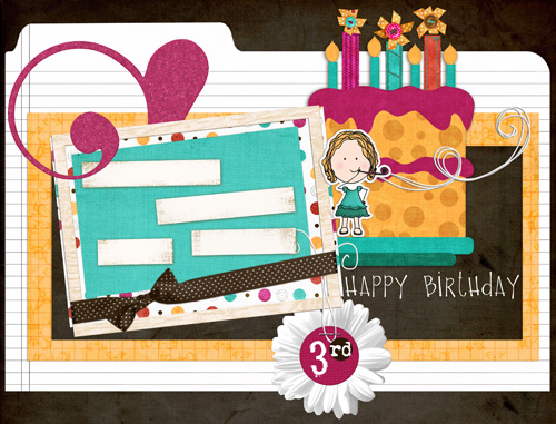 3rd Birthday Invitation