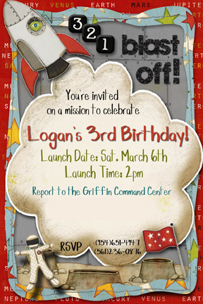 3rd Birthday Invite