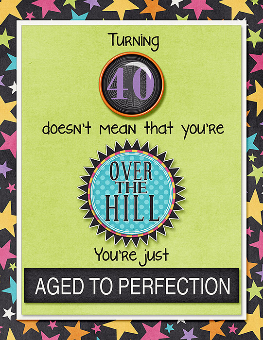 40th Birthday Card