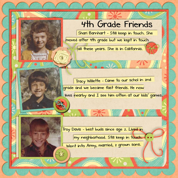 4th Grade Friends