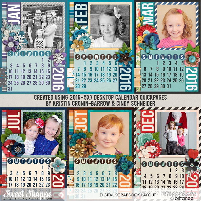 5x7 calendar