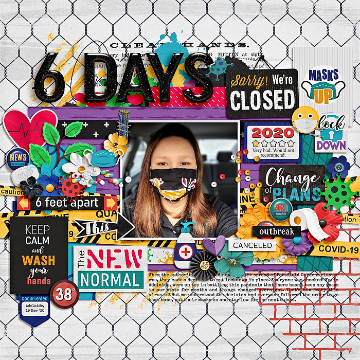 6 days lockdown