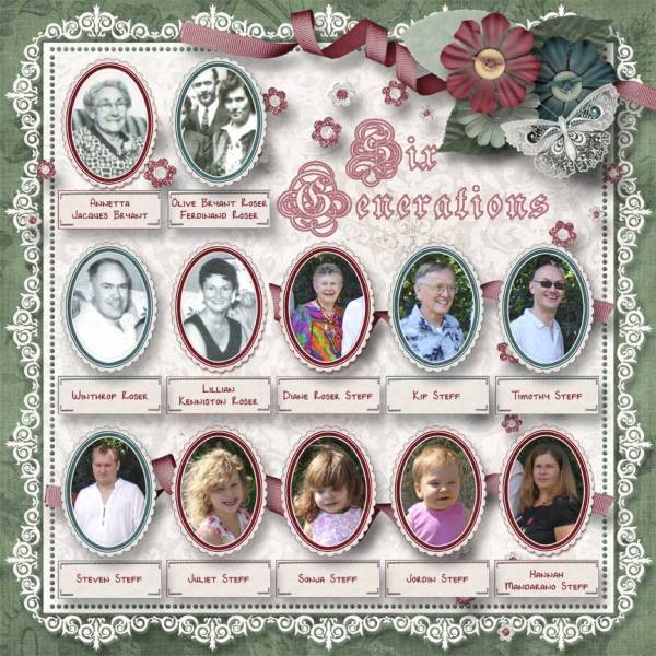 6 Generation Family Tree