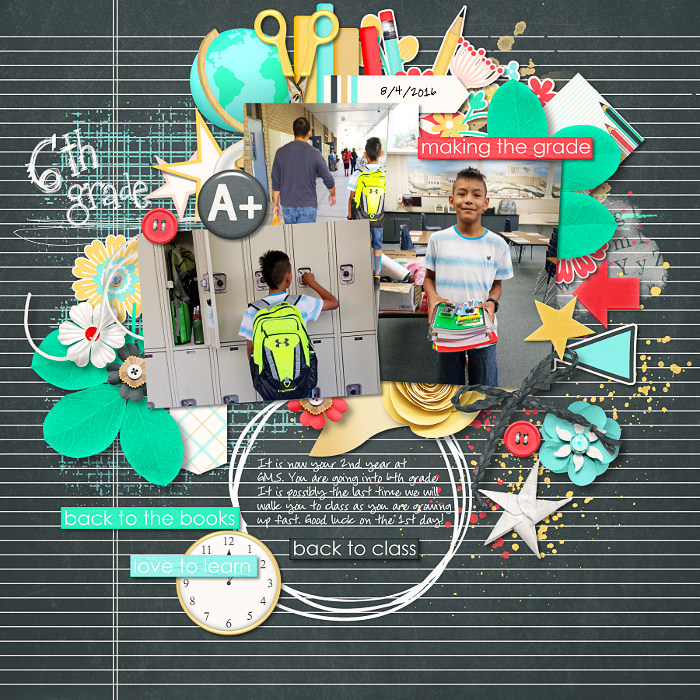 6th Grade Back To Class