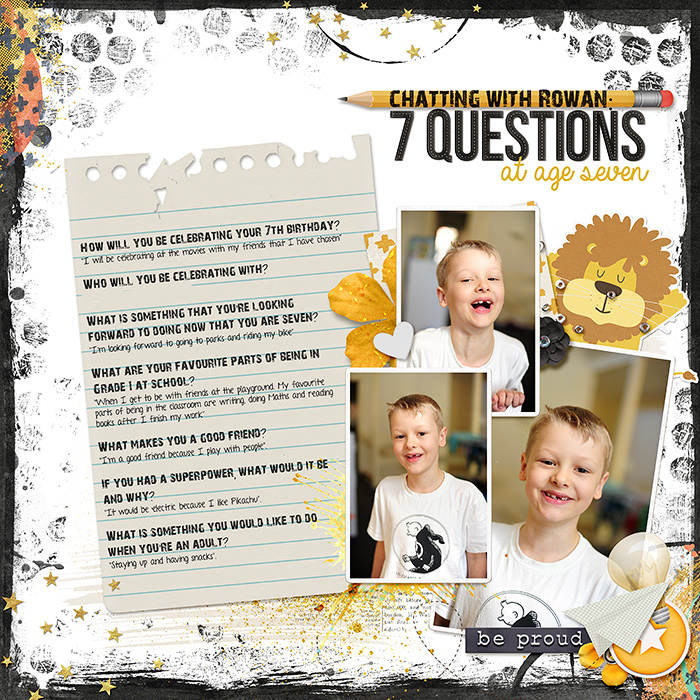 7 Questions at Age 7