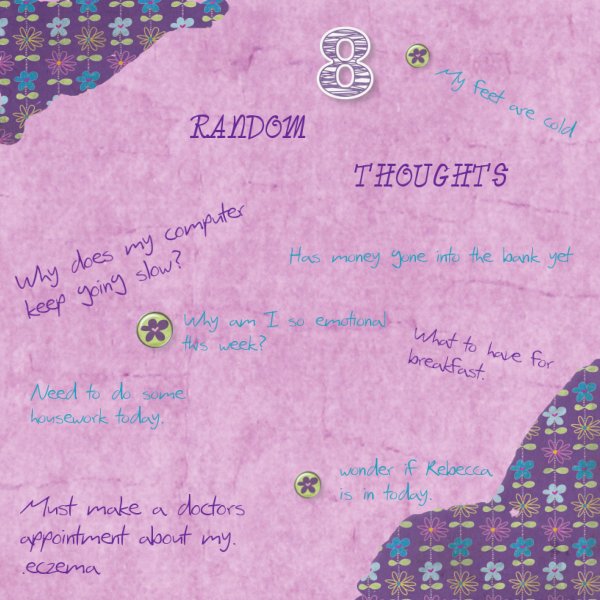 8 random thoughts