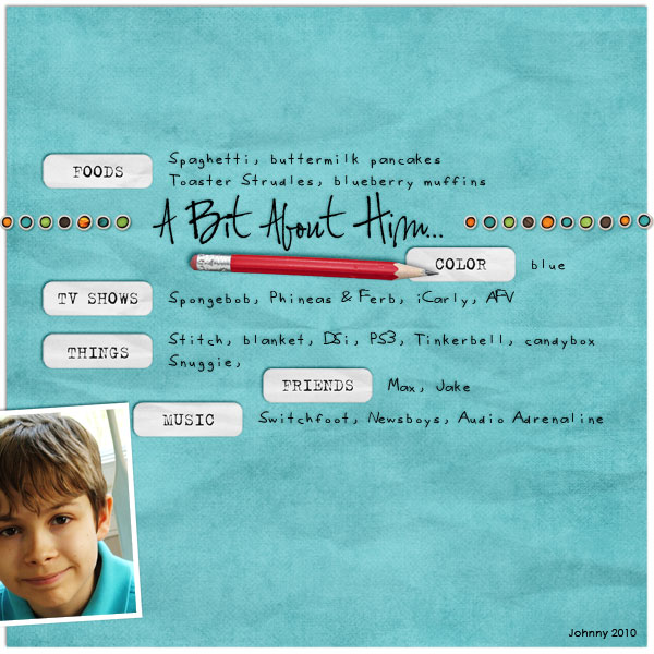 A Bit About Him...