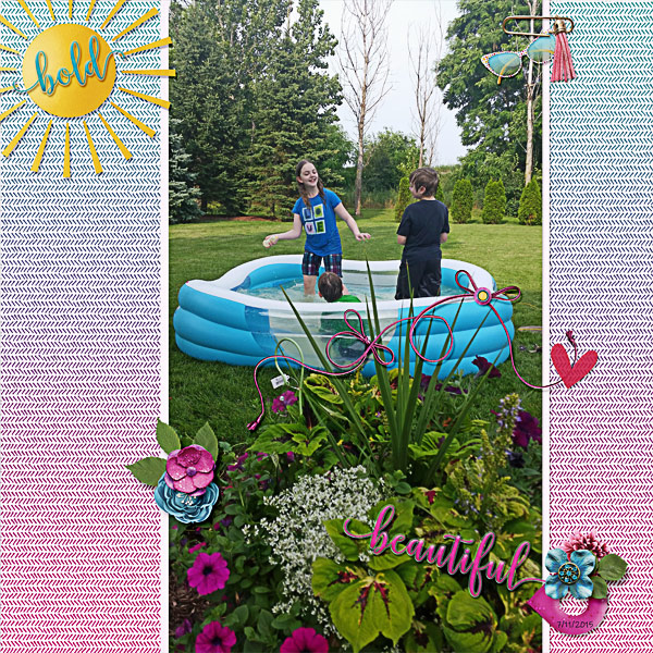 A Bold and Beautiful Day of Pool Fun