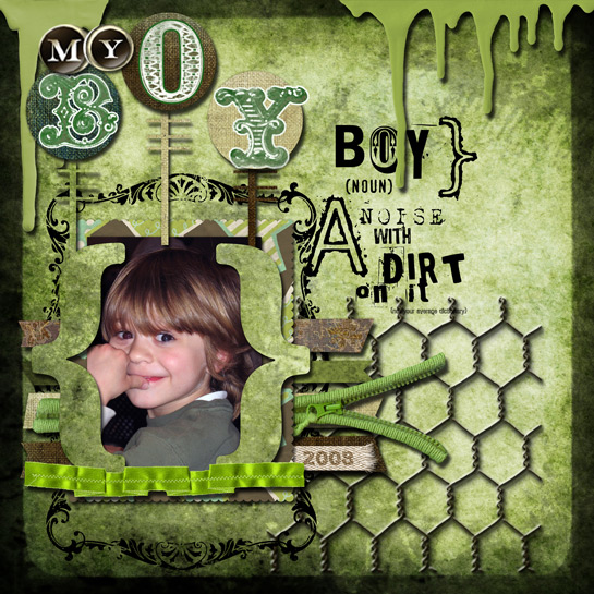 A boy is Noise