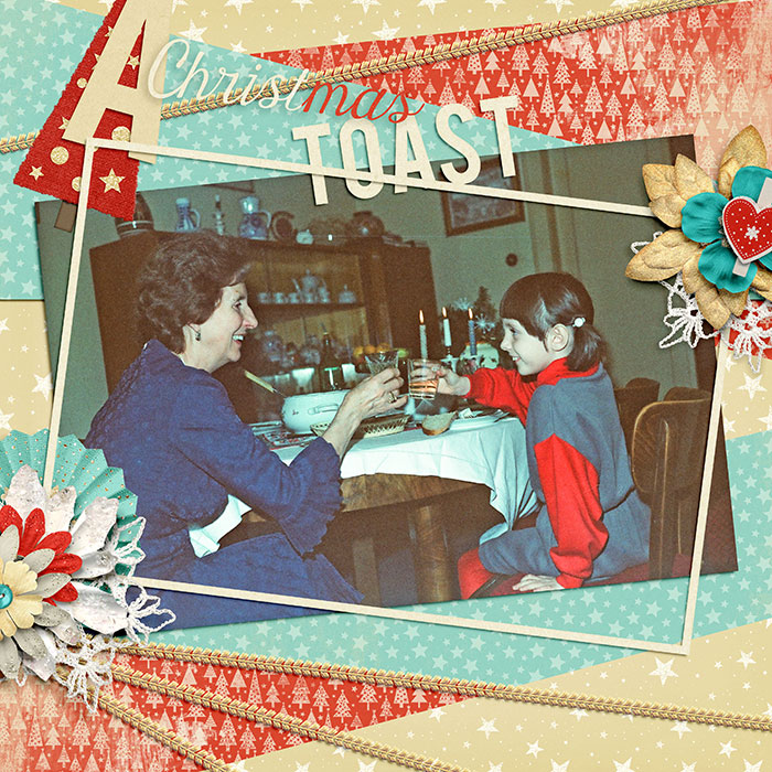 A Christmas toast