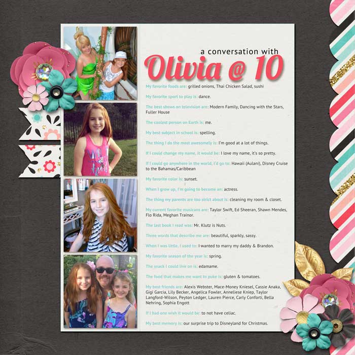 A CONVERSATION WITH OLIVIA @ 10