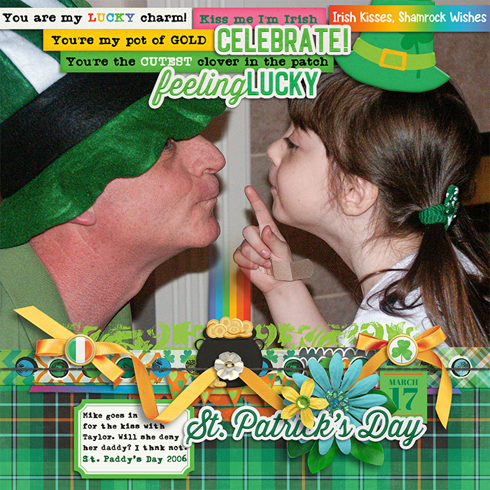 A Kiss on St. Patrick's Day
