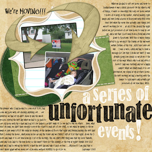 A series of unfortunate events!