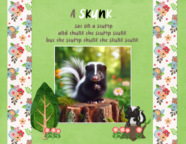 A Skunk...