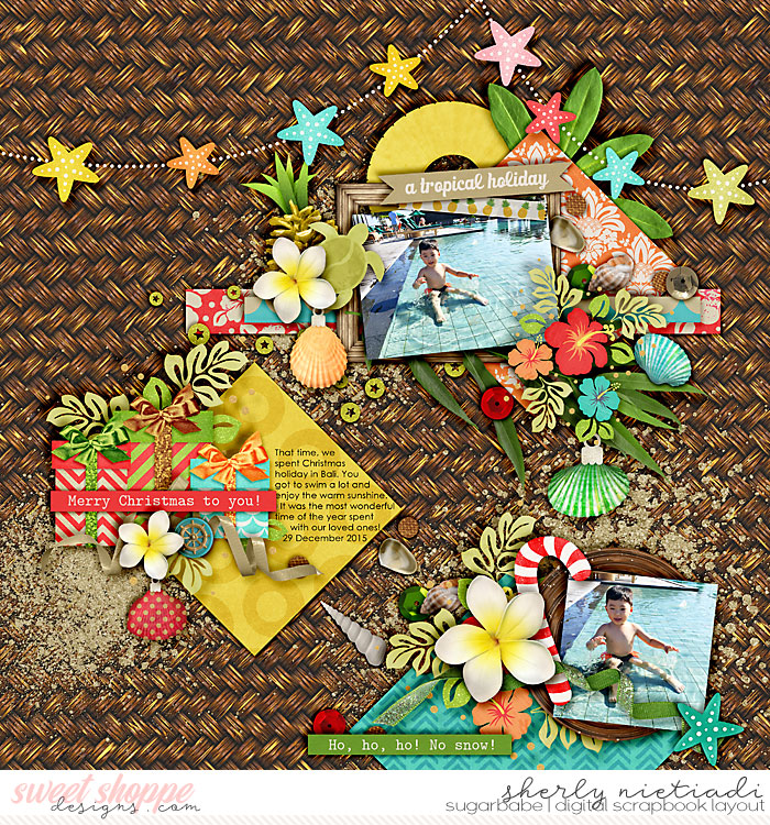 a tropical holiday