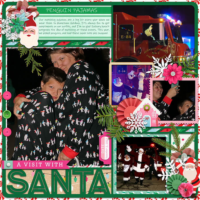 A Visit with Santa: Penguin Pajamas
