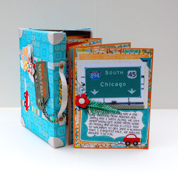 Accordion Album in a Suitcase